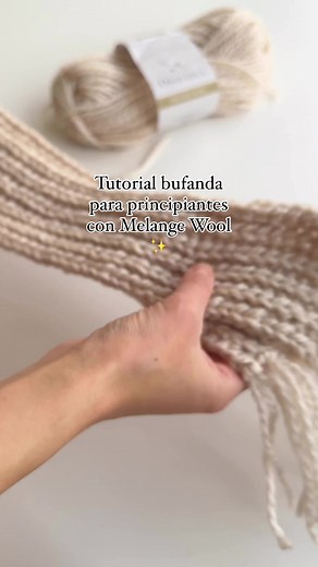 Aprende a hacer una bufanda a crochet con Melancol y un ganchillo del número 6