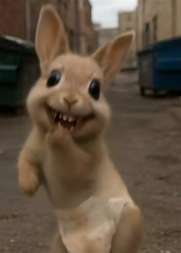 Scary Bunny 🐰 #fyp #viral #ai #trendingsong #viralvideo | bunny videos