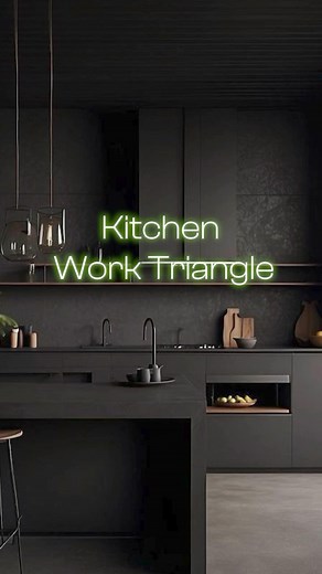 pencilplus interiors | kerala | Kitchen Work Triangle Creating an efficient kitchen layout? The kitchen work triangle is key! Maximize your workflow between the sink,... | Instagram