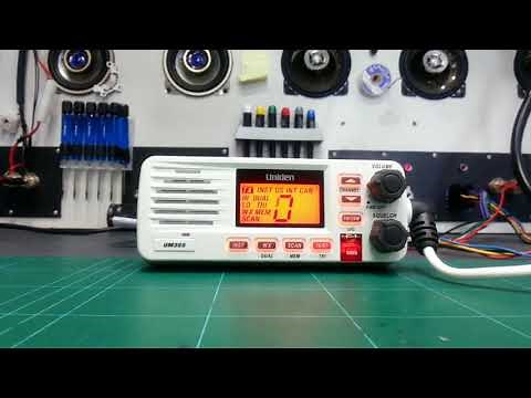 Uniden UM355VHF Marine Radio Reset Procedure.