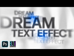 Photoshop: How to Create an Ethereal, DREAM TEXT Effect in CC 2014 and later.