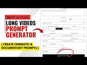 Free AI Video Prompt Generator | Create Cinematic & Documentary Prompts
