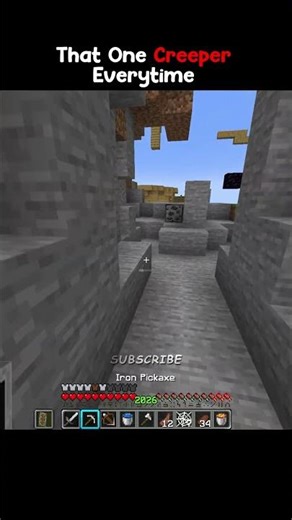 That One Creeper Everytime #minecraft #mlgclutch #pvp #clutch #manhunt