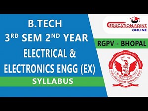 RGPV Electrical & Electronics Engineering (EX) B.Tech 3rd Semester Syllabus