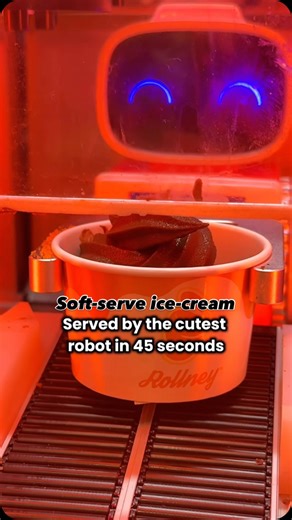 Self Care Foodie | Singapore SG on Instagram: "Singapore’s first-ever 🤖🍦 Meet the Rollney Robotic Ice Cream Machine — premium and fresh soft serve in 45 seconds, anytime, anywhere. Price starts at $3 per cup. Super fun & affordable! Spotted this at Orchard Gateway Level 2 👀 PSA: They use only halal-certified ingredients! There are multiple locations across SG, go find the one nearest you. 🎁 GIVEAWAY ALERT Win an iPhone 17 Pro, PS5 Slim, or Samsung TV 👀 How to join: 1️⃣ Buy a cup from the Ro