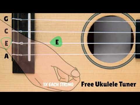 FREE Ukulele Tuner 🎶 | Virtual Online Uke Tuner (Standard G C E A) | No App Needed