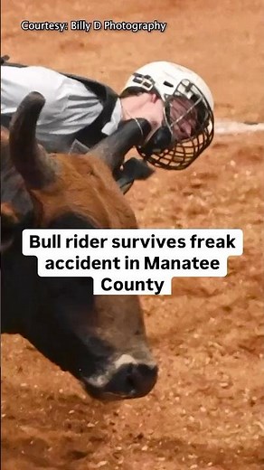 Louisiana bull rider survives ‘freak accident’ during Palmetto competition #news #florida