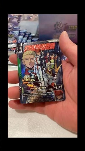 Gundam GD05 boost box is loaded! #bandai #gundam #cards #tcg #gundamcardgame