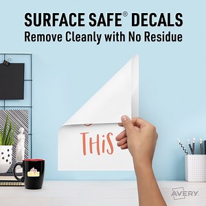 163 reactions · 16 shares | Surface Safe® decals & signs. DIY printable blank sheets work with laser & inkjet printers. Preprinted decal signs available. | Avery | Facebook
