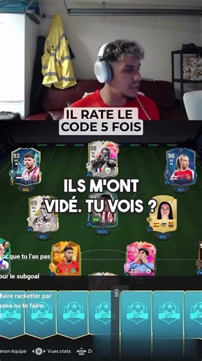 IL RATE LE CODE 5 FOIS Twitch : Youladecadd #pourtoi #CapCut #youladecad #reels #rediffusion