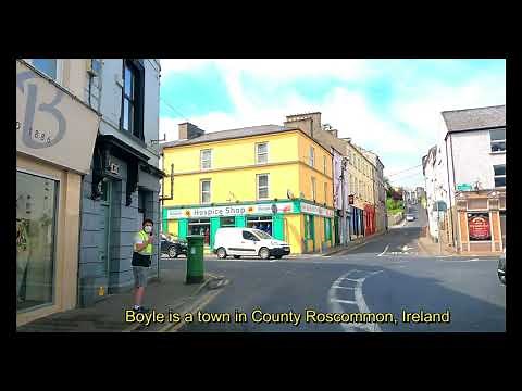 Boyle Town county Roscommon Ireland 4K ultra HD Video