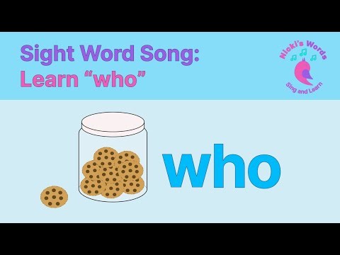 Sight Word Song for Kids | Learn the Sight Word "WHO"!