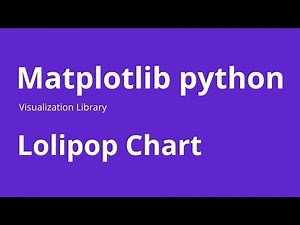 Python Matplotlib - How to Create Lolipop Chart in Python — Hive