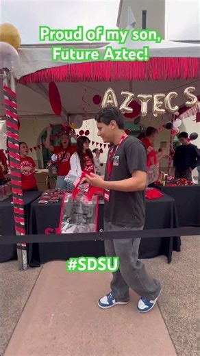 4/11/26-My son was accepted to #sdsu Our future Aztec! ❤️