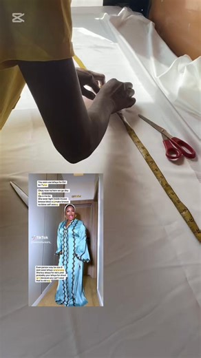 Cutting Double Flap Abaya: Step-by-Step Tutorial