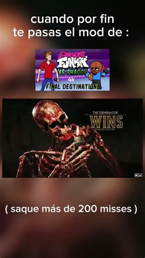 cuando por fin te pasas el mod de shaggy x matt : xd || #shorts #shortvideo #fnf #shaggy #mattfnf