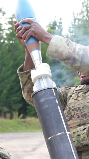 This 120mm Mortar Blast Sounded Like an Explosion! 💥#shorts #military #army