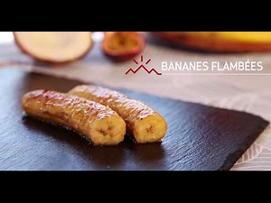 Recette de La Réunion - Bananes flambées