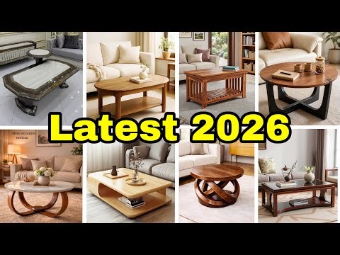 Top 40+ Modern Wooden Coffee Table Designs 2026 | Latest Premium Teak Wood Center Table