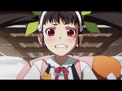 Araragi And Hachikuji Courage Talk - Monogatari
