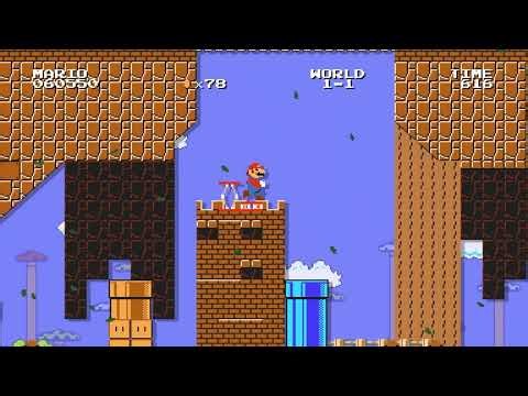 Super Mario Bros. Remastered (PC) Custom Level - Remake and Remaster of 1-1