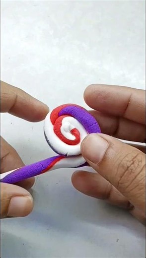 How To Make Clay lolipop #clayideas #diy #art #diycraft Miniature