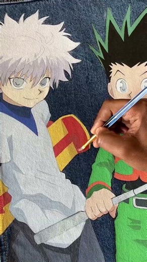 How to Paint Detailed Anime Art on Denim | Pro Tutorial