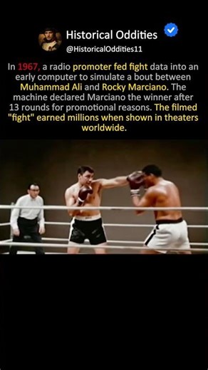 Computer Staged Fantasy Fight Between Ali and Marciano