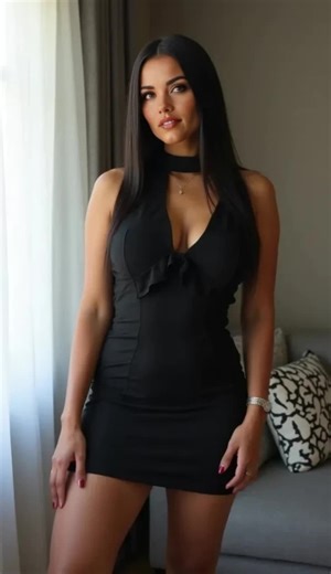 Little black dress, confident vibes, and a touch of glam ✨ #fyp #foryou #blackdress #glamlook #aesthetic