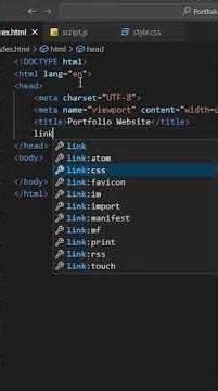 Day 1 of Portfolio Series 🔴🚀 The Navbar structure 🔥 #htmlcss #portfolio #javascript #series