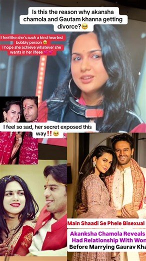 I don’t know why this happened to her but I feel like she’s the most purest hearted person ever💕 I hope she achieves whatever she want ‼️ #akanshachamola #gauravkhanna❤️ #lockup #gossip #controversial