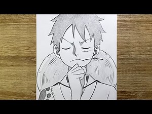 Dessiner Luffy facilement - Guide débutant One Piece