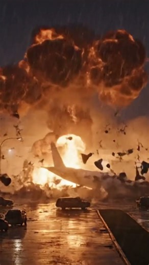 Jet Skids Off Runway and Crashes Into Terminal – Explosion Caught on Camera!