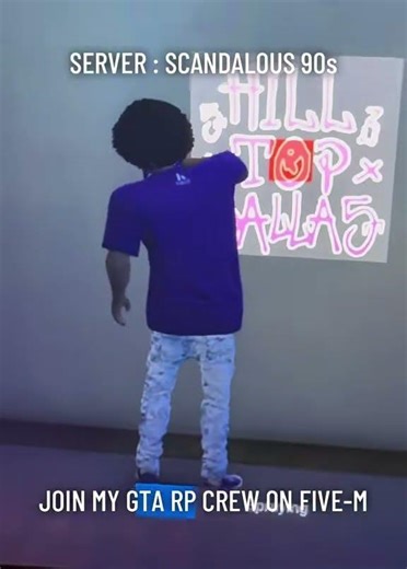 JOIN 🫟HILLTOP BALLA GANG🫟 NOW ON GTA RP (FIVEM)‼️ #gtaroleplay #gtavpc #gtamods #gtaworld #gtapc