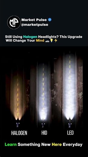 Still Using Halogen Headlights? This Upgrade Will Change Your Mind 🚗💡⚡