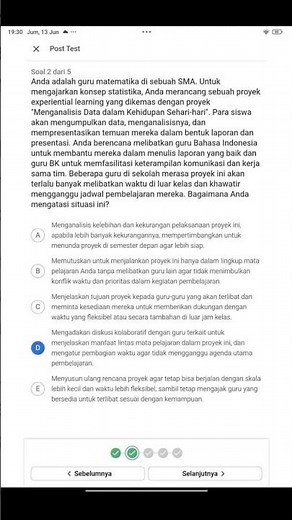 kunci jawaban Post Test modul 2 PSE 1 ,, soal bisa acak #kuncijawaban #posttest