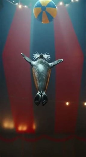 circus seal #ai #aivideo #story #funny #animals #seal #circus