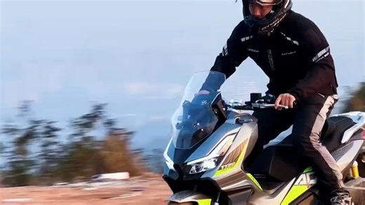 天鹰（TEYIN）TT250ADV 燃油踏板摩托车长途摩旅隆鑫水冷发动机 (8)