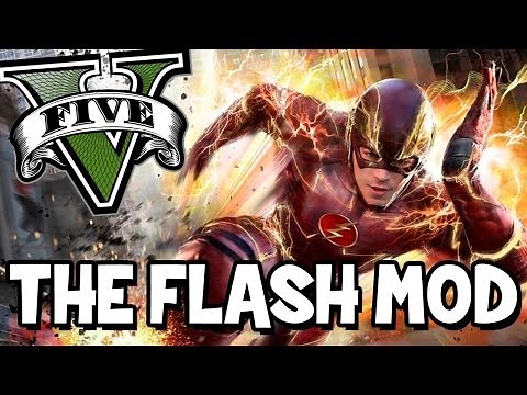 THE FLASH MOD (GTA V MOD) | A toi la super vitesse !