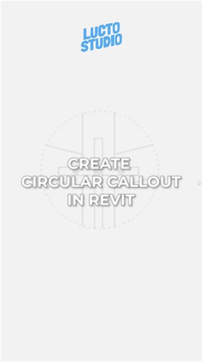 Quick trick to make a circular callout in revit