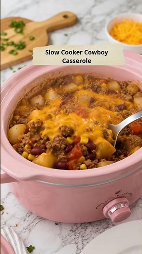 Slow Cooker Cowboy Casserole