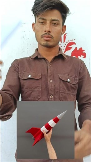 paper se rocket kaise banaen #shorts #tricks #experiment