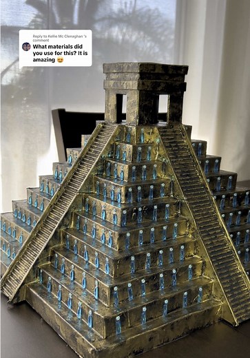DIY Pyramid Project Using Cardboard and Popsicle Sticks