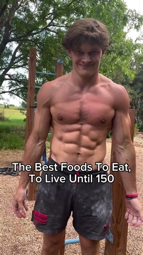 The best food to eat to live until 150..#gymmotivation #selfimprovement #beginnerfitness #gymtips