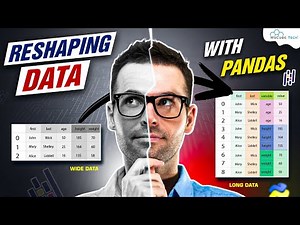 Reshaping Pandas Data frames with Melt & Pivot - Explained in English
