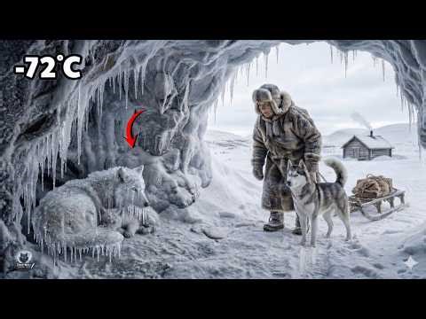 80-Year-Old Woman Rescues Injured Wild Wolf & Pup in Deadly Blizzard | FrostWolf Survival Tales