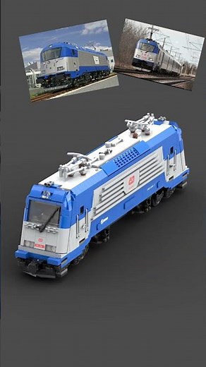 Realistic LEGO Škoda 109E locomotive!