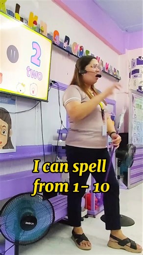Kindergarten Spelling Numbers 1-10 for Kids