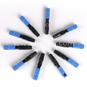 [Hot Item] FTTH Fiber Optic Sc Upc Single Mode Quick Connector Field Assembly Connector Fast Connector