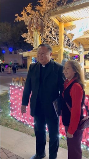 Famous Vietnamese Catholic Father Nguyen Khac Hy on Christmas Day at our Church
